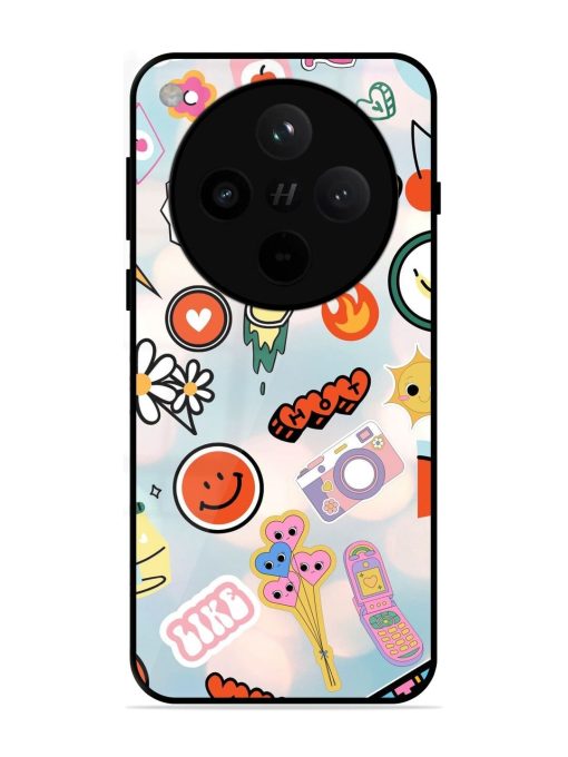 Cheerful Glossy Soft Edge Case for Oppo Find X8
