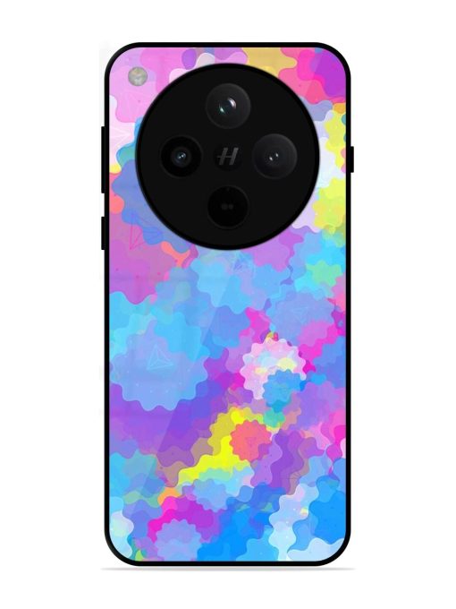 Psychedelic Cloud Burst Glossy Soft Edge Case for Oppo Find X8