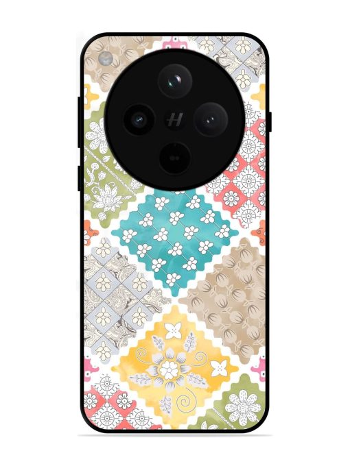 Patchwork Dreamscape Glossy Soft Edge Case for Oppo Find X8