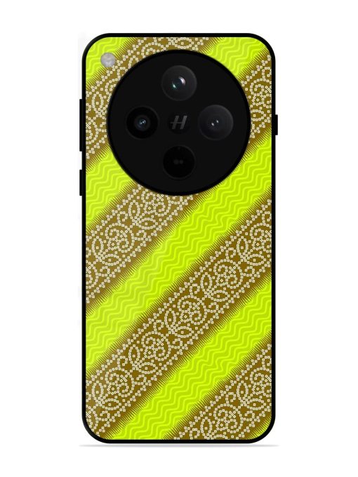 Golden Bandana Bliss Glossy Soft Edge Case for Oppo Find X8