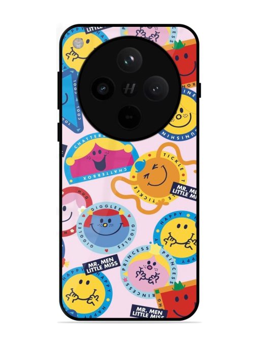 Whimsical Mr. Men & Little Miss Glossy Soft Edge Case for Oppo Find X8