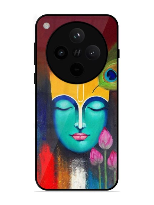 Divine Tranquility: The Face Of Krishna Glossy Soft Edge Case for Oppo Find X8