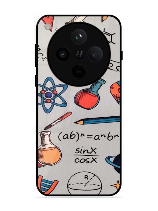 Science Doodle Delight Glossy Soft Edge Case for Oppo Find X8