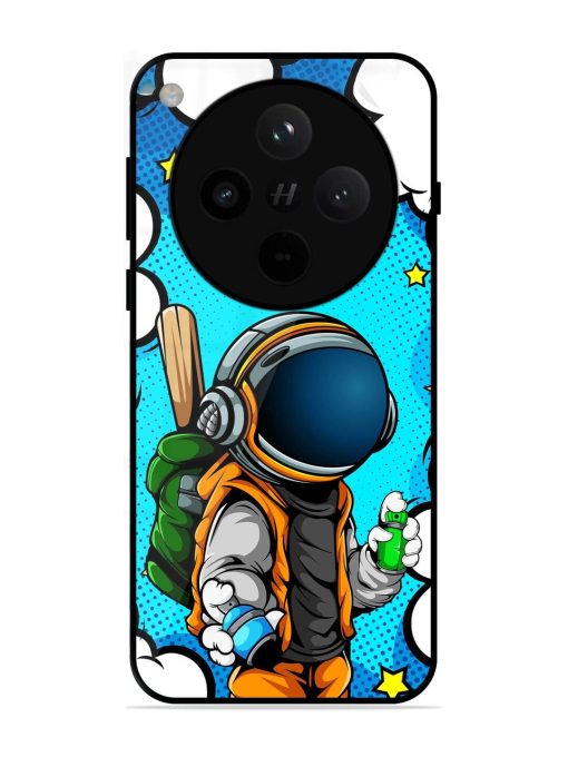 Space Graffiti Artist Glossy Soft Edge Case for Oppo Find X8