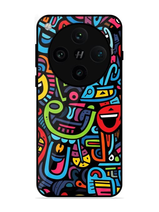 Doodlephoria Glossy Soft Edge Case for Oppo Find X8 Pro