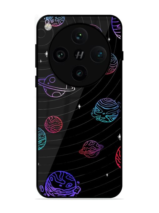 Cosmic Ballet Glossy Soft Edge Case for Oppo Find X8 Pro