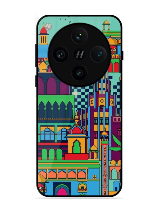 Indian Tapestry Glossy Soft Edge Case for Oppo Find X8 Pro