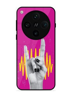 Rock Hand Glossy Soft Edge Case for Oppo Find X8 Pro