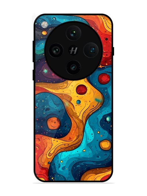 Cosmic Swirl Glossy Soft Edge Case for Oppo Find X8 Pro