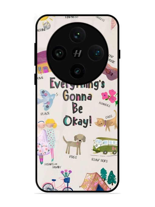 Sunshine And Smiles Glossy Soft Edge Case for Oppo Find X8 Pro