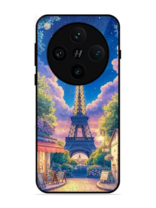 Twilight In Paris Glossy Soft Edge Case for Oppo Find X8 Pro