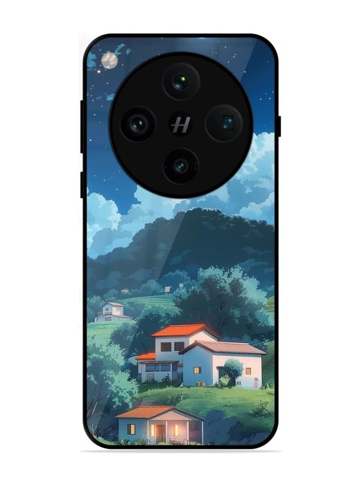 Peaceful Nightscape Glossy Soft Edge Case for Oppo Find X8 Pro