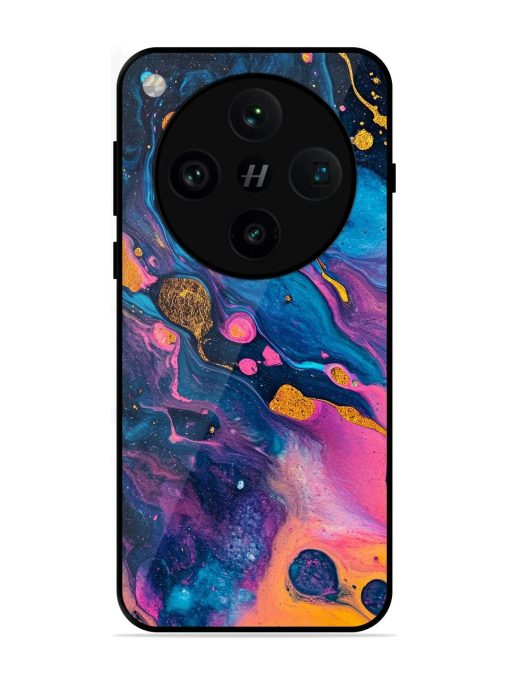 Cosmic Swirl Glossy Soft Edge Case for Oppo Find X8 Pro