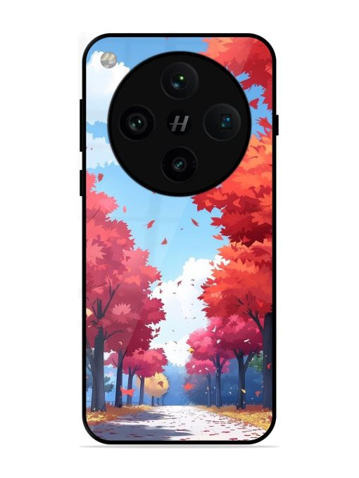 Autumn'S Embrace Glossy Soft Edge Case for Oppo Find X8 Pro