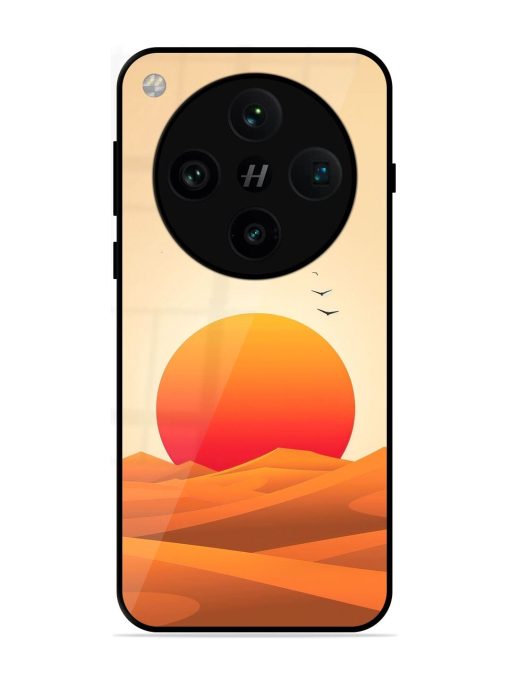 Desert Sunset Glossy Soft Edge Case for Oppo Find X8 Pro