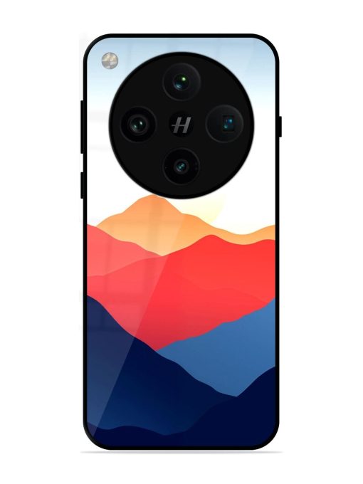 Sunset Peaks Glossy Soft Edge Case for Oppo Find X8 Pro