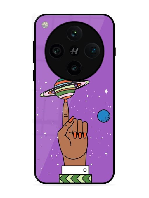 Spinning The Universe Glossy Soft Edge Case for Oppo Find X8 Pro