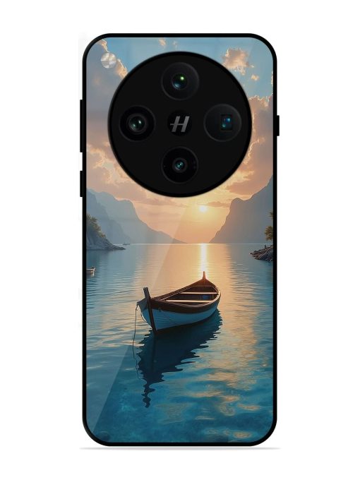 Serene Sunset Glossy Soft Edge Case for Oppo Find X8 Pro