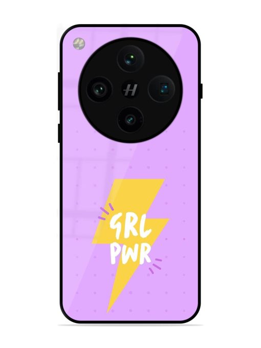 Girl Power Spark Glossy Soft Edge Case for Oppo Find X8 Pro