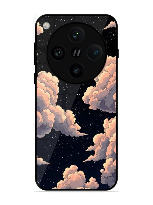 Starry Night Dreams Glossy Soft Edge Case for Oppo Find X8 Pro