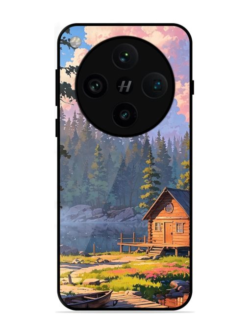 Lakeside Serenity Glossy Soft Edge Case for Oppo Find X8 Pro