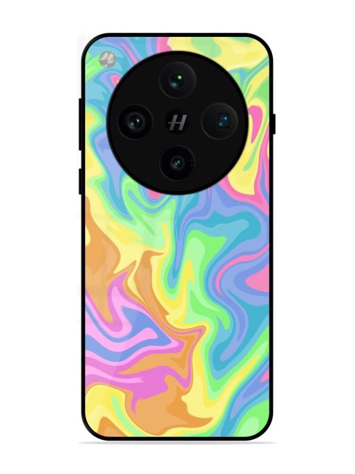 Whimsical Swirl Glossy Soft Edge Case for Oppo Find X8 Pro