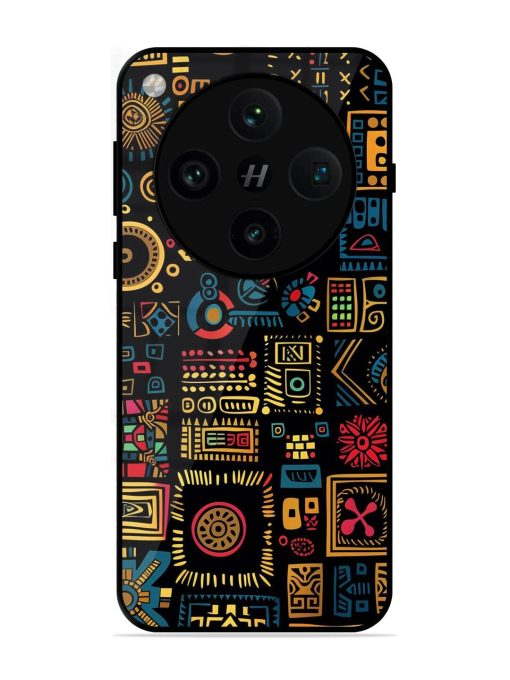 Tribal Tapestry Glossy Soft Edge Case for Oppo Find X8 Pro