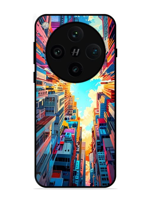 Skyward City Glossy Soft Edge Case for Oppo Find X8 Pro