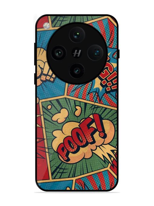 Comic Book Chaos Glossy Soft Edge Case for Oppo Find X8 Pro