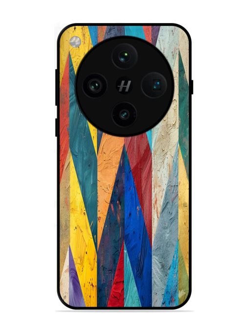 Abstract Tapestry Glossy Soft Edge Case for Oppo Find X8 Pro