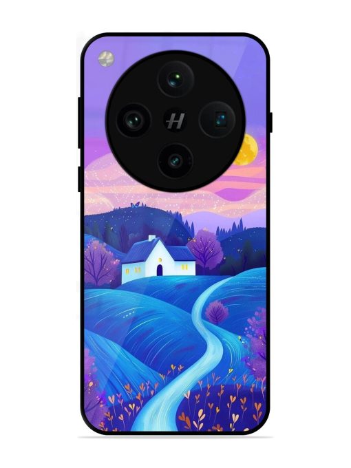 Moonlit Meadow Glossy Soft Edge Case for Oppo Find X8 Pro