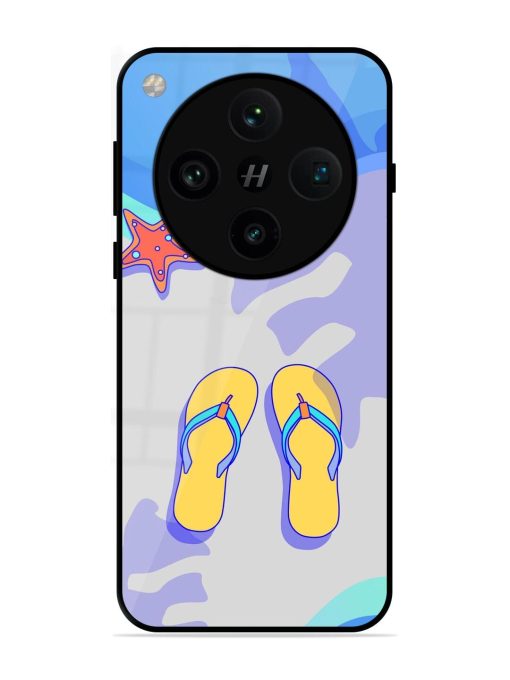 Sandy Toes And Salty Seas Glossy Soft Edge Case for Oppo Find X8 Pro