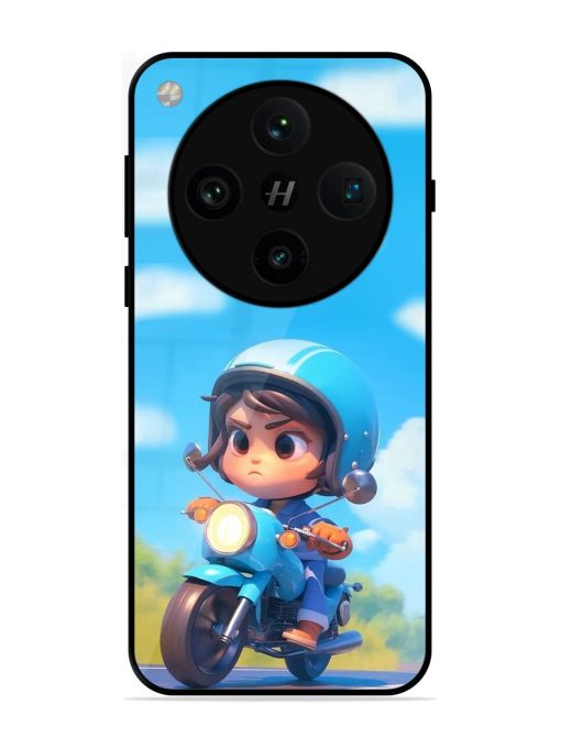 Little Rider Glossy Soft Edge Case for Oppo Find X8 Pro