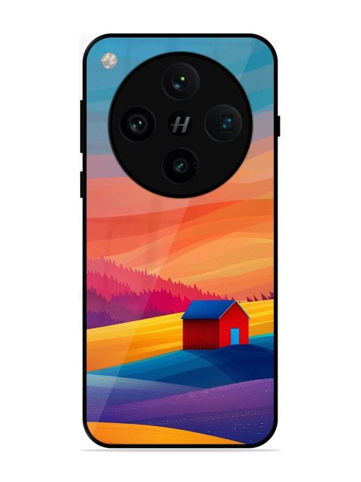 Sunset Solitude Glossy Soft Edge Case for Oppo Find X8 Pro
