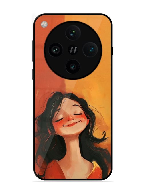 Neon Girl Glossy Soft Edge Case for Oppo Find X8 Pro