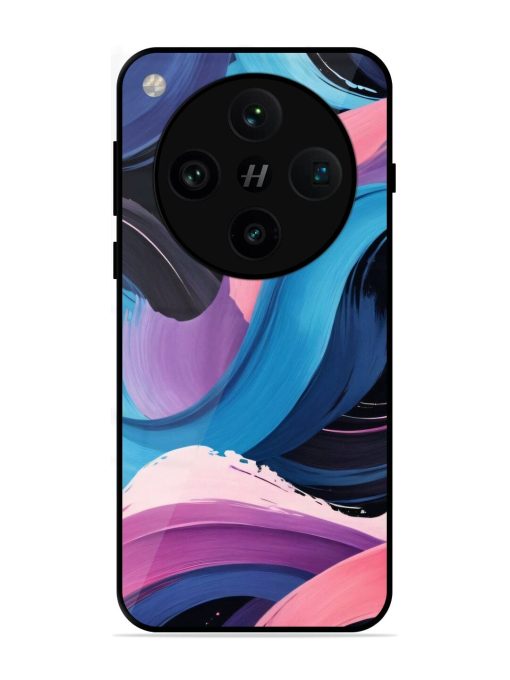 Whimsical Waves Glossy Soft Edge Case for Oppo Find X8 Pro