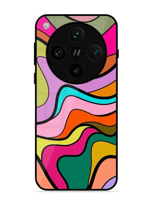 Wavy Wonder Glossy Soft Edge Case for Oppo Find X8 Pro
