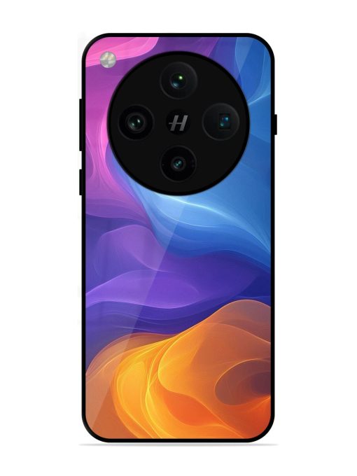 Cosmic Currents Glossy Soft Edge Case for Oppo Find X8 Pro