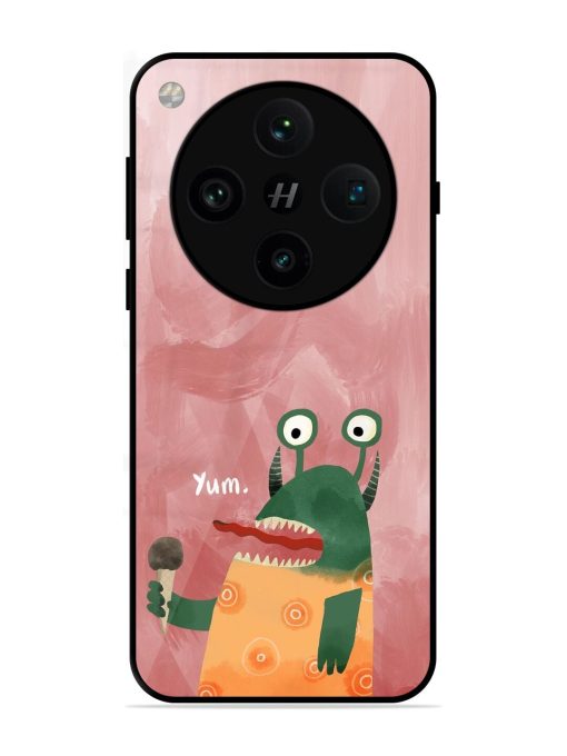 Hungry Monster Glossy Soft Edge Case for Oppo Find X8 Pro