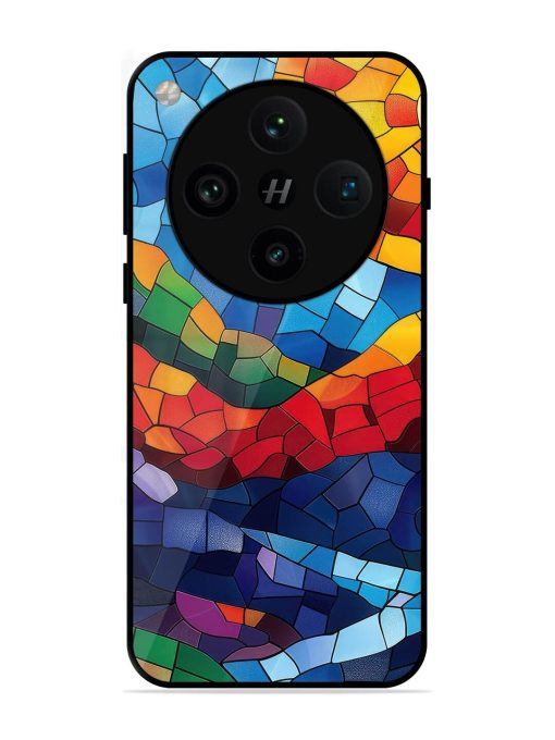 Mosaic Sunset Glossy Soft Edge Case for Oppo Find X8 Pro