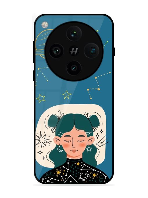 Cosmic Daydreamer Glossy Soft Edge Case for Oppo Find X8 Pro