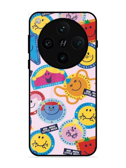 Whimsical Mr. Men & Little Miss Glossy Soft Edge Case for Oppo Find X8 Pro