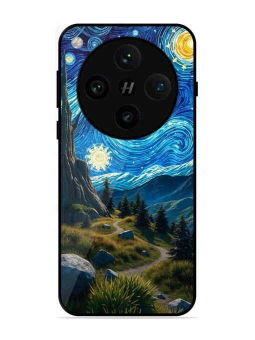 Starry Night In The Shire Glossy Soft Edge Case for Oppo Find X8 Pro