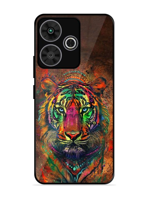 Cosmic Tiger Glossy Soft Edge Case for Poco M6 Plus (5G)