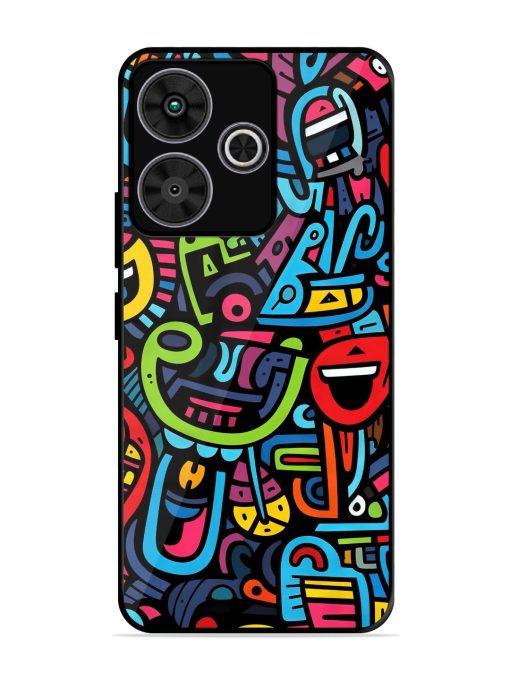 Doodlephoria Glossy Soft Edge Case for Poco M6 Plus (5G)