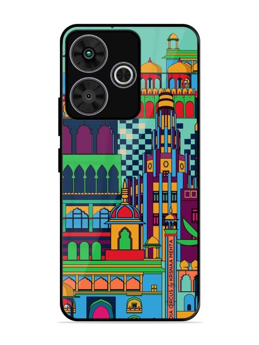 Indian Tapestry Glossy Soft Edge Case for Poco M6 Plus (5G)