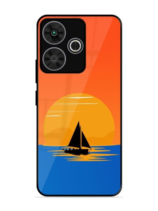 Sunset Sail Glossy Soft Edge Case for Poco M6 Plus (5G)