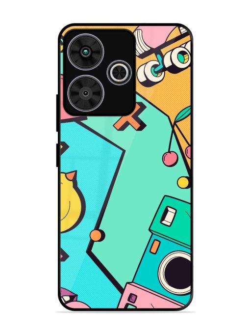 Retro Remix Glossy Soft Edge Case for Poco M6 Plus (5G)