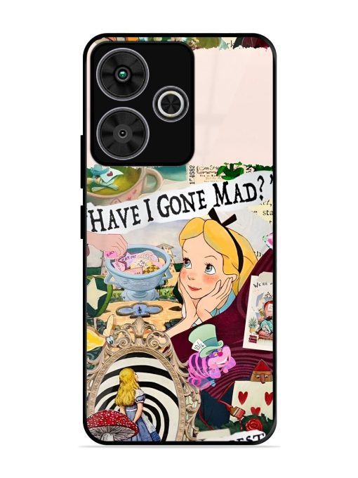 Mad Hatter'S Collage Glossy Soft Edge Case for Poco M6 Plus (5G)