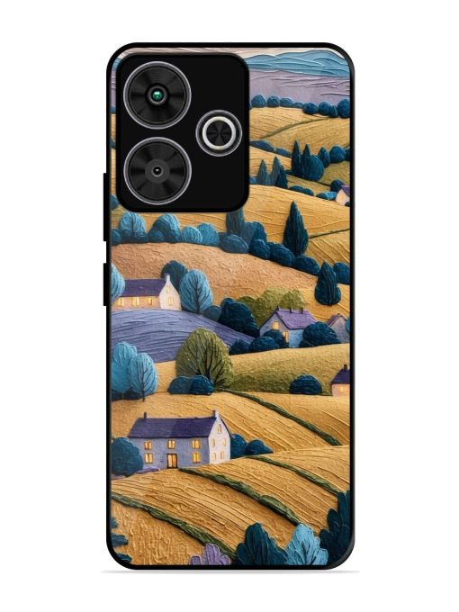 Rolling Hilltop Haven Glossy Soft Edge Case for Poco M6 Plus (5G)